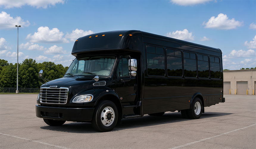 18-passenger minibus available for charter in Manchester, NH